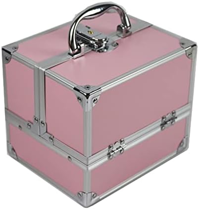 ЖУХВ Куфер Со Голем Капацитет Дами Патуваат Козметичка Торба Кутија За Убавина За Нокти Кутија За Складирање Алатки За Шминка