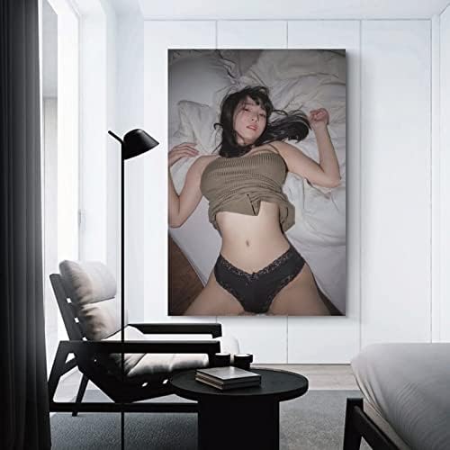 Цензуриран аниме секси девојче постер постер платно печатење wallидна уметност модерна училница кујна спална соба естети