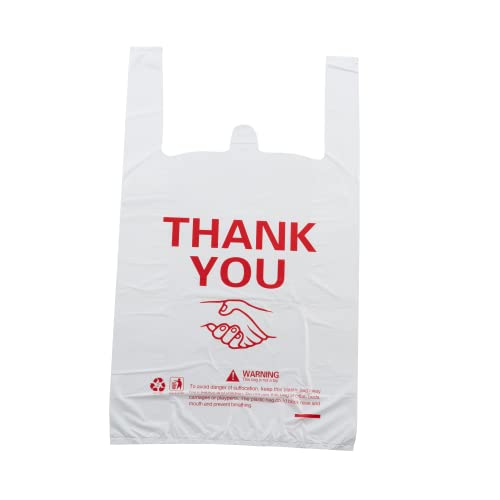 Пластична кеса за намирници во Ysmile Ви благодариме за маица, пластична торба за купување за мала деловна храна за да одите торба