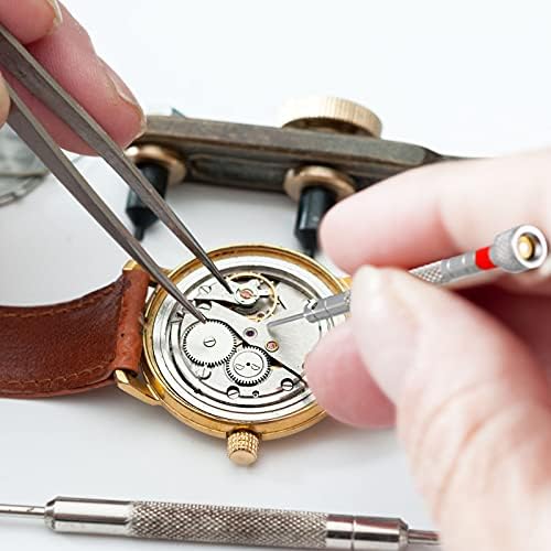 5 парчиња микро прецизен часовник шрафцигер постави мини мал шрафцигер со 5 дополнителни замена на лопати за поправка