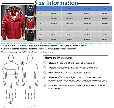 ADSSDQ плус големина јакна мажи со долга ракав случајна зимска надворешна удобна јакна тешка графичка топли дуксери 7