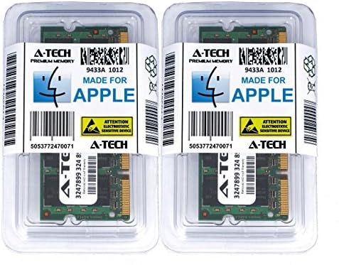 A-Tech ЗА Apple 2gb Комплет 2X 1GB PC2-4200 533MHz PowerBook G4 Крајот На 2005 Средината на 2006 M9969LL/A A1138 M9970LL/A A1139 Мемориски RAM
