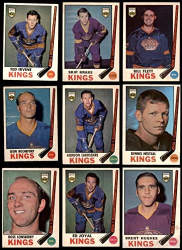 1969-70 О-пи-чие Лос Анџелес Кингс Тим постави Лос Анџелес Кингс-хокеј ВГ+ кралеви-хокеј