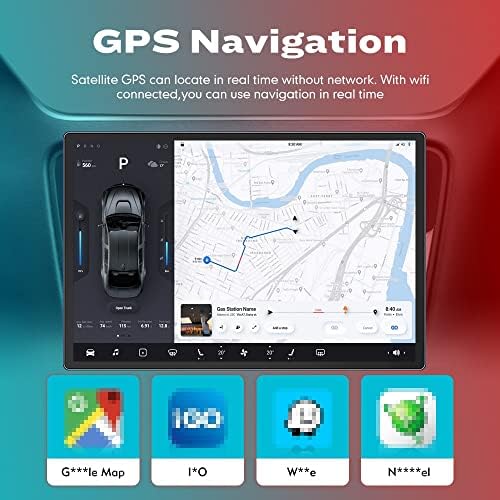 WOSTOKE 13.1 Андроид Радио CarPlay &засилувач; Андроид Авто Авторадио Автомобил Навигација Стерео Мултимедијален Плеер GPS Екран НА Допир RDS