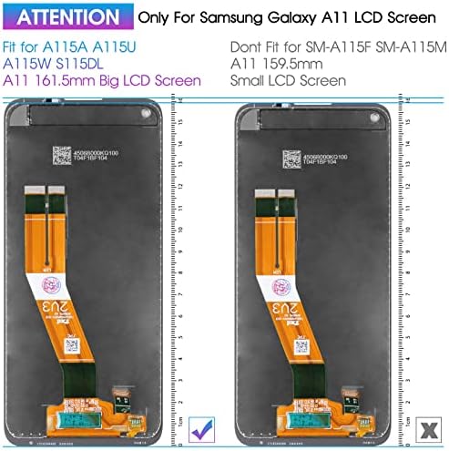 За Samsung A11 Замена На Екранот За Samsung Galaxy A11 LCD За Samsung A11 Дигитализатор ЗА SM-S115DL SM-A115U SM-A115A SM-A115W