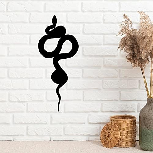 Метален знак ласерски знак змија железна уметност wallидна скулптура висечка куќа декоративна плакета дома украс за фарма куќа тремот
