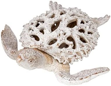 Океан декор бел корал гребен морски желка Наутички домашен декор акценти корал изглед полистон таблета колекција