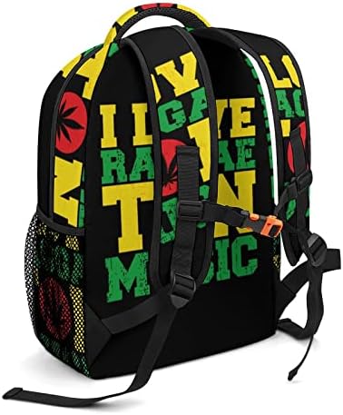 Јас многу го сакам Раггаетон музички ранец за патувања мода рамо торба мала тежина мулти-џеб дневен пакет за училишна студија работа шопинг
