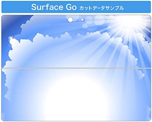 Покрив за декларации на igsticker за Microsoft Surface Go/Go 2 Ultra Thin Protective Tode Skins Skins 001386 Sun Cloud Blue Sky