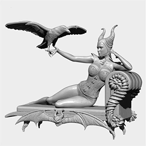 78мм смола лик Војник модел Антички пеколен кралица воин воин смола // xh0-48