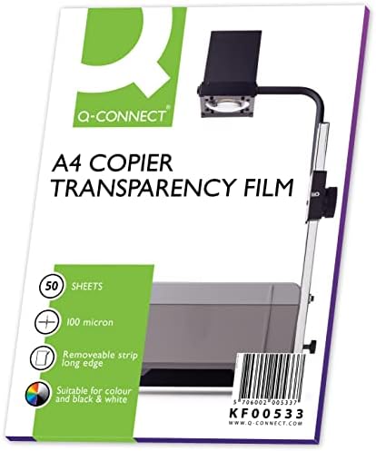 Q-Connect KF00533 Ласерски копир филм боја A4 бела,