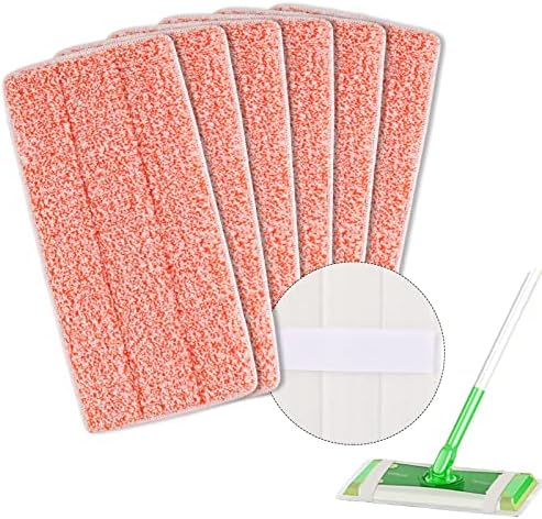 Подготвени тешки влошки за тешки чистачи компатибилни со Swiffer Sweeper Mops, влошки за микрофибер за еднократно и издржливо микрофибер