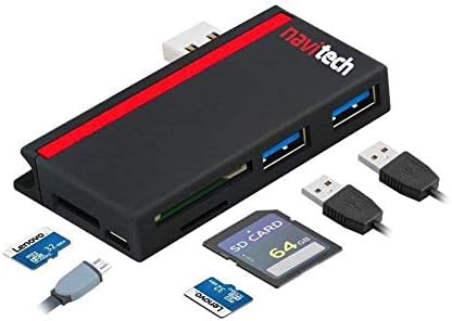 Навитех 2 во 1 ЛАПТОП/Таблет USB 3.0/2.0 Hub Адаптер/Микро USB Влез со Читач НА Sd/Micro SD Картички Компатибилен Со HP ProBook 640 G5