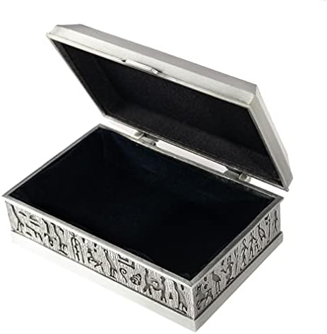 Кутија за накит Изработена Од Метал Убава Египетска Декорација