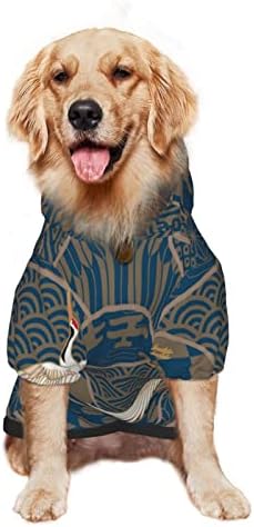Голем Куче Качулка Три-Кранови-Повеќе-Јапонија Миленичиња Облека Џемпер Со Капа Мека Мачка Облека Палто Х-Голем