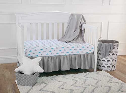Американска компанија за бебиња со 3 парчиња креветчиња за креветчиња, азбука, за момчиња и девојчиња