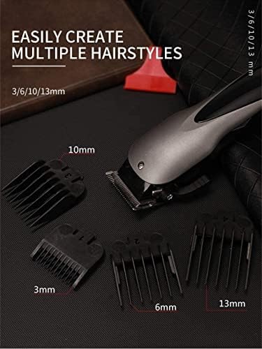 Мајт клиперс за коса за мажи, ретро масло за глава електричен клипер за коса, професионален клипер за коса за возрасни