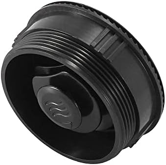 Homesogood 63mm/2.5in A/C Vent Car Airleater Outlet Vent Universal Round Black Одржување за RV Car Yacht Boats додатоци