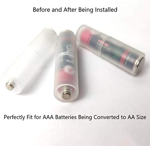 HOMEFUNTIME AAA До Cases Батерија Адаптер Батерија Конвертор Случаи Држач Школка ЗА Ааа Батерија Со Метални Контакти На Дното
