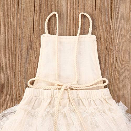 Kayotuas бебе девојче чипка ромпер бохо облека за новороденчиња, облеки за новороденчиња, забивање на ракави за белфил, фустан од туту.