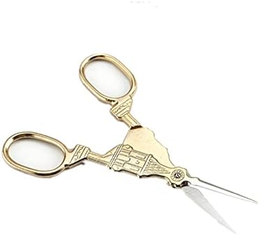 Ножици за коса Ахфам Анти-стап анти-тркалачки ножици за домаќинства Канцеларија за ножици за ножици за рачни алатки