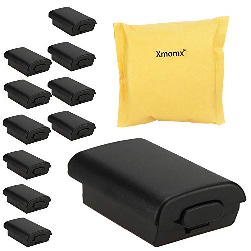 Xmomx 10 x кутии За Батерии За Xbox 360 Безжичен контролер Црна