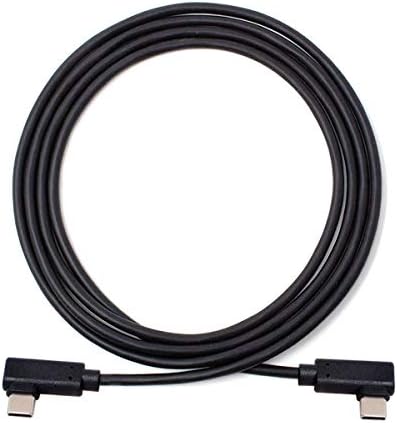 CABLECC USB-C Type-C до Type-C кабел Gen2 10Gbps 65W двојно 90 степени лево десно под агол тип 1м