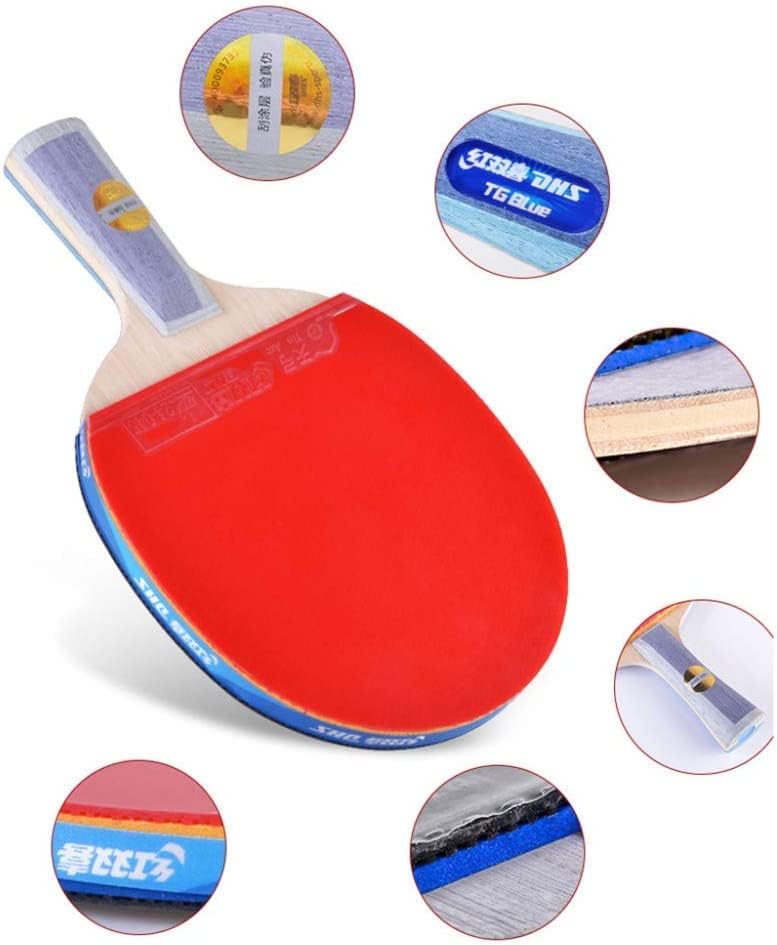 Edossa 8 starsвезди пинг -понг лопатка, професионални спортски табели тенис лилјаци, совршени за напредни, почетници и средно/како што