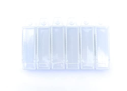 ФТГ САД 6 Парчиња Кутии За Дупчалки Дизајнирани Како Контејнер За Складирање За Прилагодливи Дупчалки За Мијалник, Мали Контејнери, Пластични