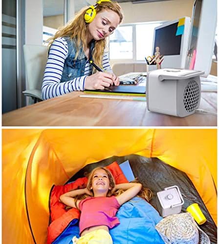 LovePet Преносен личен минијатурен ладилник за воздух, USB мини климатизиран вентилатор, овлажнител, машина за ароматерапија, 135x135x135mm
