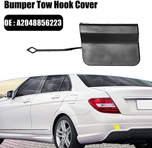 X Autohaux Car Rear Buther Hook Hook Cover A2048856223 за Mercedes Benz за Mercedes-Benz C-Class W204 2007-2014 TOUN Hook Eye