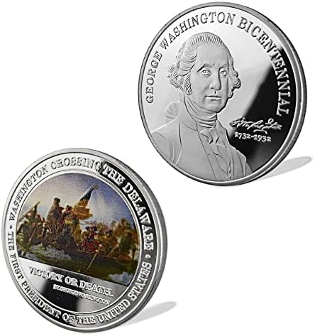 Каса за предизвици на американскиот претседател Georgeорџ Вашингтон 1732-1932 Подарок за комеморативна монета за монети