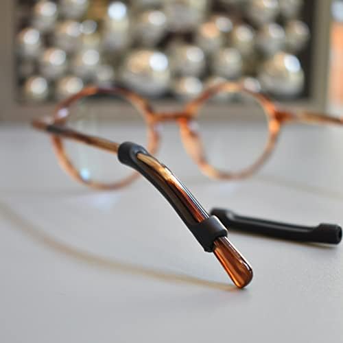 Пакет за зафат на очила за очила, зафаќања на храмски врвови + дебели влошки за носот против очите на очите на очите, направени во САД, иновативни микроструктурирани