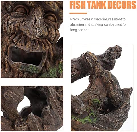 ИПЕТБООМ смола занаети аквариум за уредување на дрво трупец трупец: риба резервоар за рибизла пештера риба скривачка декорација на мали смола