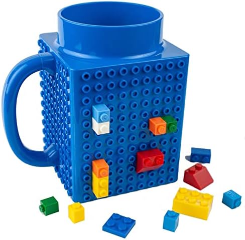 Индебрик вградена шолја за кафе од тули компатибилна Со Лего Градежни Блокови