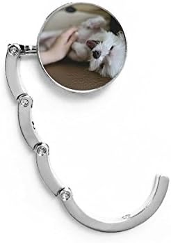Бело куче милениче животно симпатично фото -маса кука декоративна затворачка продолжение за преклопна закачалка