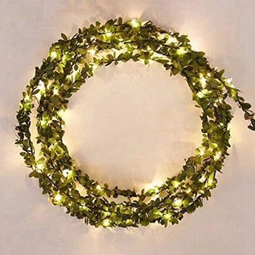 Glimmer Lightings Leaf Grand String Light For Home Decoration, Decor Decor Decor, роденденска забава, Дивали, Божиќ - Топло бело, 3