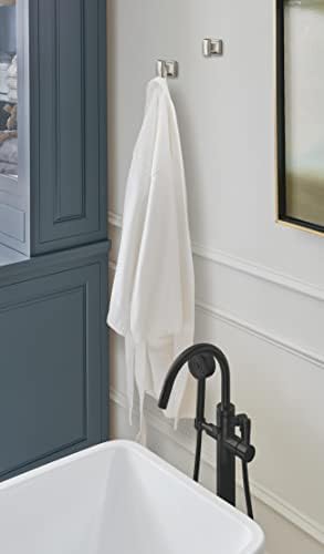 Amerock BH3603026 | Хромирана кука со единечна облека | 2-1/8 in. Држач на пешкир со должина | Ревитализирај | Кука за крпа за бања | Хардвер за бања | Додатоци за бања