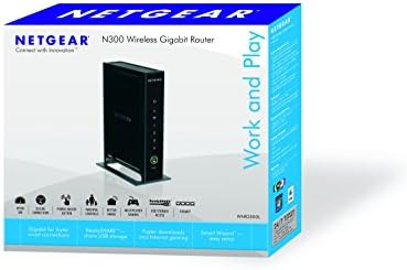 Netgear WNR3500L N300 N300 Gigabit WiFi рутер, 128MB NAND и 128MB RAM меморија, 480 MHz MIPS 74K процесор