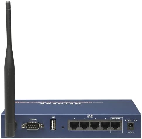 Netgear FWG114P ProSafe 802.11g Безжичен VPN Firewall 4-Port 10/100 прекинувач со USB-сервер