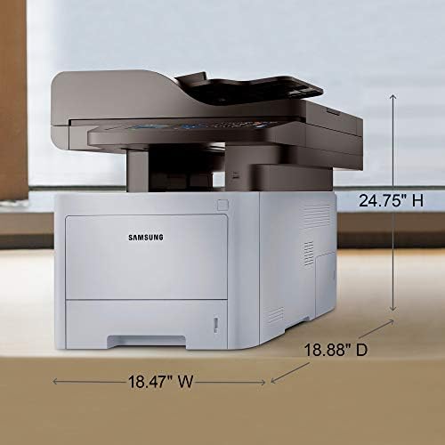 HP Samsung PROXPRESS M3870FW Безжичен Монохроматски Ласерски Печатач Со Скенирање/Копирање/Факс, Мобилно Поврзување, Дуплекс Печатење,