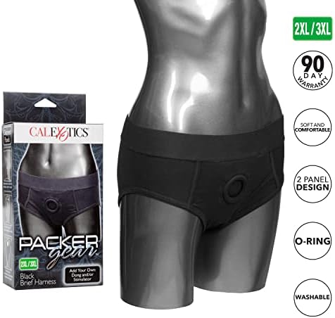 Calexotics Packer Gear ™ Black Shorts Harness - 2xl/3xl