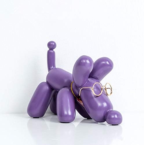 Zamtac Симулација на животни effеф Коунс Сјајни балони статуа на кучиња смола занаетчиска домашна декорација додатоци Европа стил