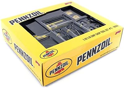 Сет на алатки за продавници од 6 парчиња pennzoil 1/18 diecast реплика од GMP 18968