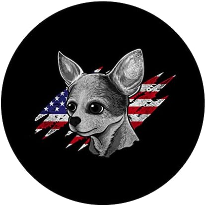Chihuahua Chihuahueño Американско знаме поппокети заменливи поплипки