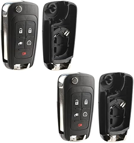 Замена за 2011-2015 година Chevrolet Volt 5-копче Далечински клуч FOB Shell Case OHT05918179