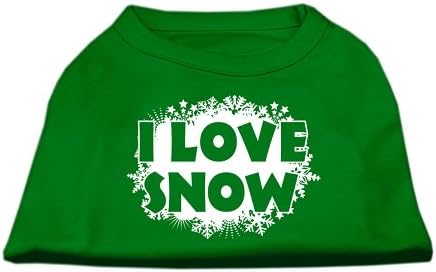 Сакам кошули со отпечаток од снег, смарагд зелена xs