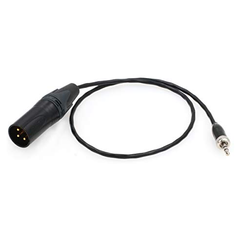 SZRMCC заклучување на 3,5 mm TRS приклучок на XLR 3 Pin Машки микрофон кабел за безжичен предавател на Sony UWP-D серија