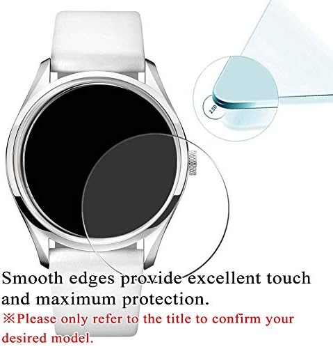 Synvy [3 пакет] Заштитник на калено стакло, компатибилен со омега 3570.50 9H филм за паметни часовници за паметни часовници за паметни часовници