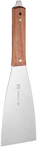 Харфингтон сликање ножеви 90мм ширина лопата за мешање на палета за мешање со рачка од дрва за ширење на занаетчиски занаетчиски масло